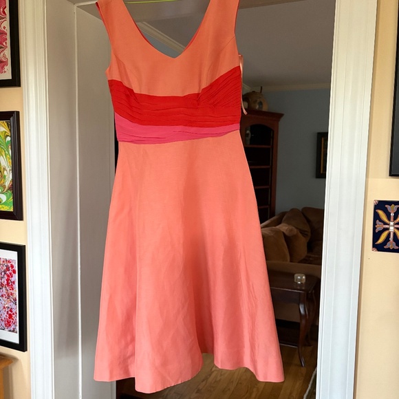 RARE J. Peterman Peach Dress - Picture 1 of 2